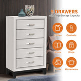 Contemporary 31" Chest with 5-Drawer for Bedroom, Livingroom-斗柜-Parc Decor