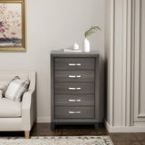 Contemporary 31" Chest with 5-Drawer for Bedroom, Livingroom-斗柜-Parc Decor