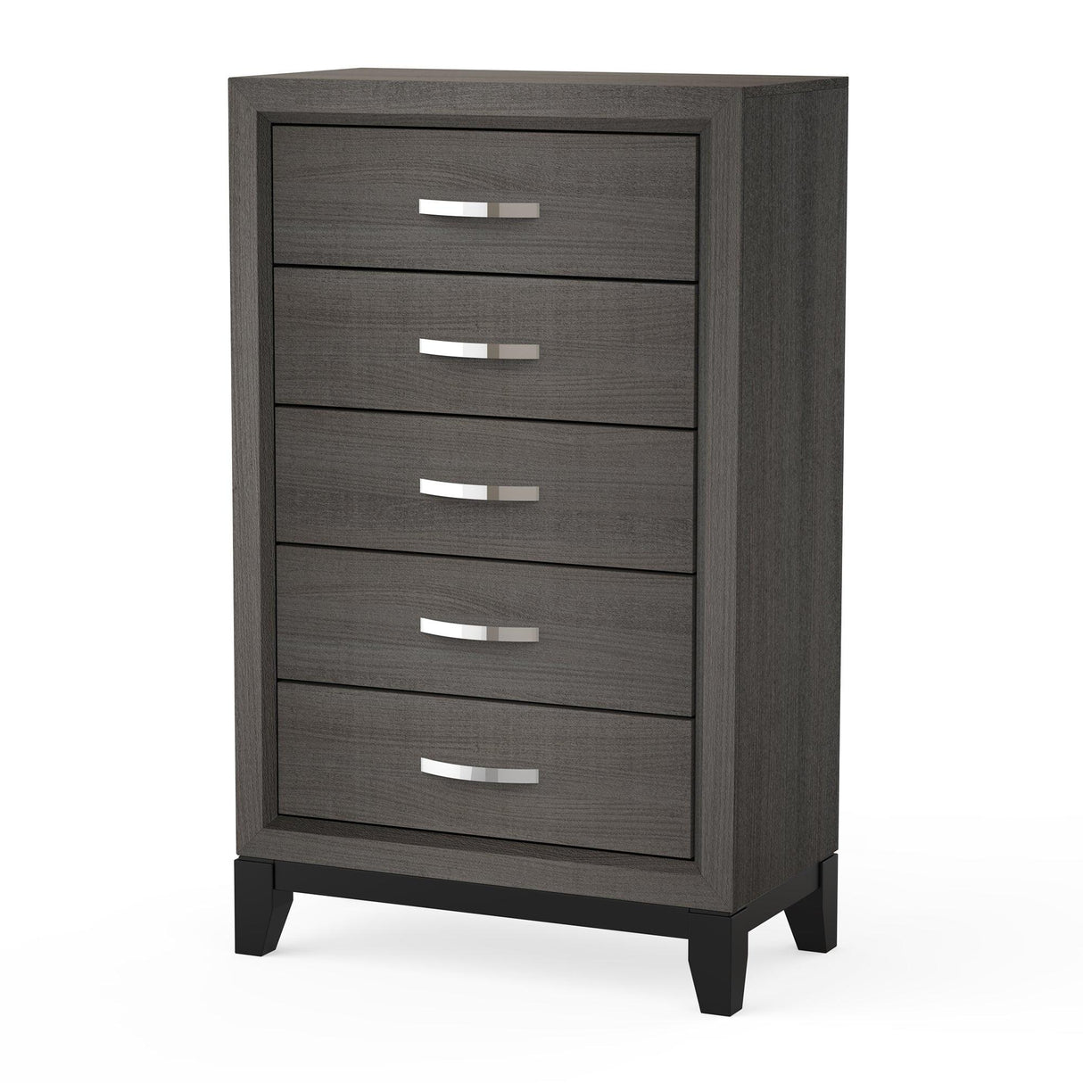 Contemporary 31" Chest with 5-Drawer for Bedroom, Livingroom-斗柜-Parc Decor