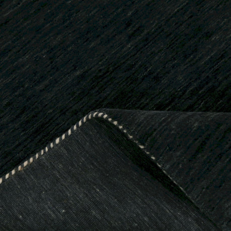 Contemporary Design Charcoal Hand Loomed Wool Area Rug