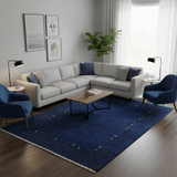 Contemporary Gabbeh Border Design Hand Loomed Wool Area Rug
