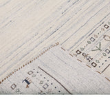 Contemporary Ivory Design Hand Loomed Wool Rug