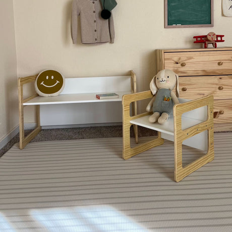 Convertible Table, Chair & Bench Set-Indoor-Parc Decor