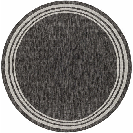 Coonamble Bordered Antrasit Rug-Rugs-Parc Decor