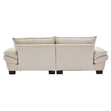 Corduroy Cloud Loveseat Couch-Living Room-Parc Decor