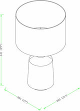 Corella Table Lamp-Lighting-Parc Decor