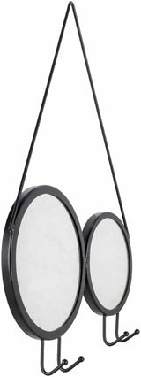 Cotmon Black Iron Frame Mirror-Mirrors-Parc Decor