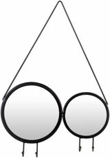 Cotmon Black Iron Frame Mirror-Mirrors-Parc Decor