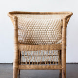 Cotton Bobbles Textured Throw Pillow