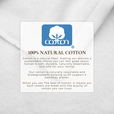 Cotton Border-Stitched 6-Piece Towel Set – Valery Collection-Bath Towels & Washcloths-Parc Decor