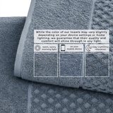 Cotton Diamond Waffle Weave Bath Towel Set - Grayson Collection