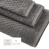 Cotton Diamond Waffle Weave Bath Towel Set - Grayson Collection