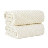 Cotton Diamond Waffle Weave Bath Towel Set - Grayson Collection