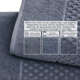 Cotton Diamond Waffle Weave Bath Towel Set - Grayson Collection