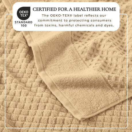 Cotton Diamond Waffle Weave Bath Towel Set - Grayson Collection