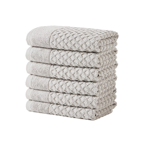 Cotton Diamond Waffle Weave Bath Towel Set – Grayson Collection-Parc Decor