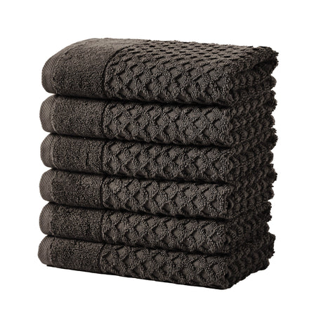 Cotton Diamond Waffle Weave Bath Towel Set – Grayson Collection-Parc Decor