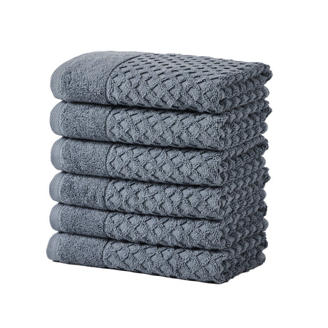 Cotton Diamond Waffle Weave Bath Towel Set - Grayson Collection