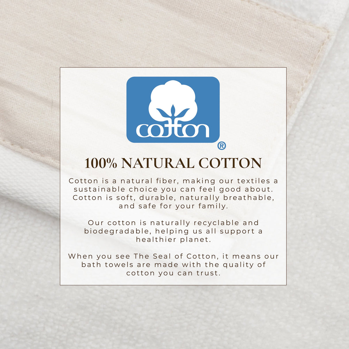 Cotton Linen-Like Border 6-Piece Towel Set – Priya Collection-Bath Towels & Washcloths-Parc Decor