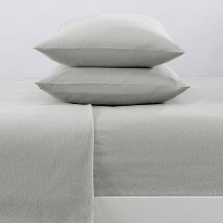 Cotton Solid Flannel Sheet - Nordic Collection