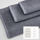 Cotton Textured Bath Towel Set - Acacia Collection