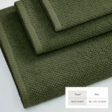 Cotton Textured Bath Towel Set - Acacia Collection
