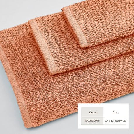 Cotton Textured Bath Towel Set - Acacia Collection