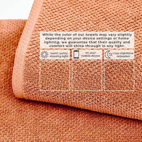 Cotton Textured Bath Towel Set - Acacia Collection
