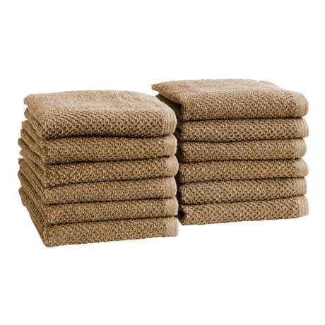 Cotton Textured Bath Towel Set - Acacia Collection-Bath Towels & Washcloths-Parc Decor