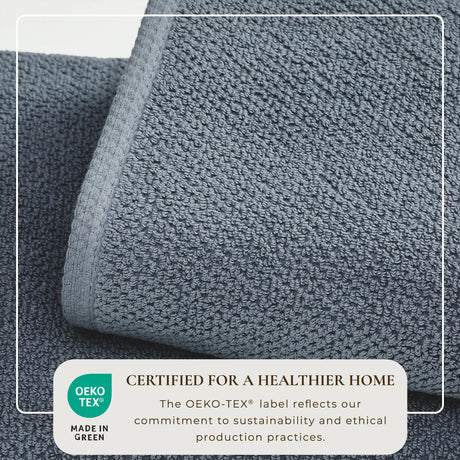 Cotton Textured Bath Towel Set – Acacia Collection-Bath Towels & Washcloths-Parc Decor