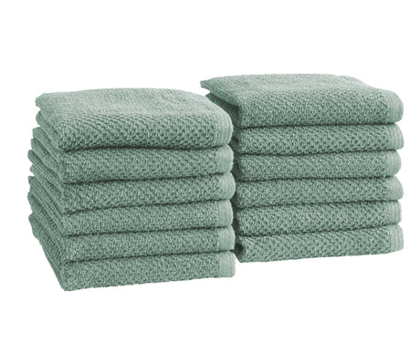 Cotton Textured Bath Towel Set - Acacia Collection-Bath Towels & Washcloths-Parc Decor