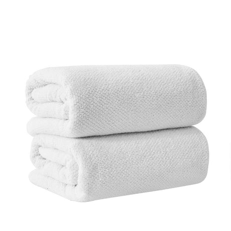 Cotton Textured Bath Towel Set - Acacia Collection-Bath Towels & Washcloths-Parc Decor