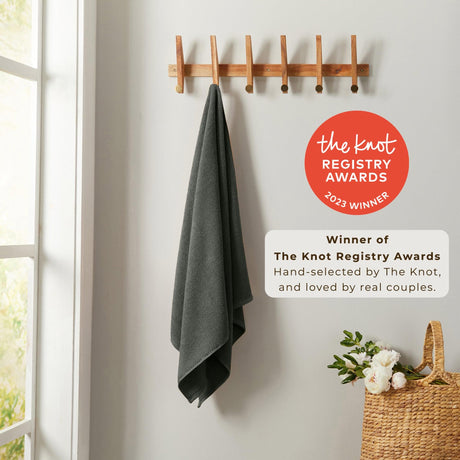 Cotton Textured Bath Towel Set – Acacia Collection-Bath Towels & Washcloths-Parc Decor