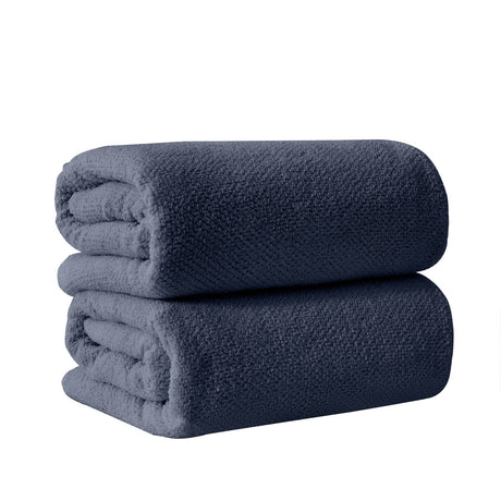 Cotton Textured Bath Towel Set - Acacia Collection-Bath Towels & Washcloths-Parc Decor