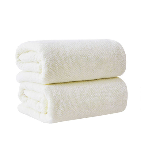 Cotton Textured Bath Towel Set - Acacia Collection-Bath Towels & Washcloths-Parc Decor