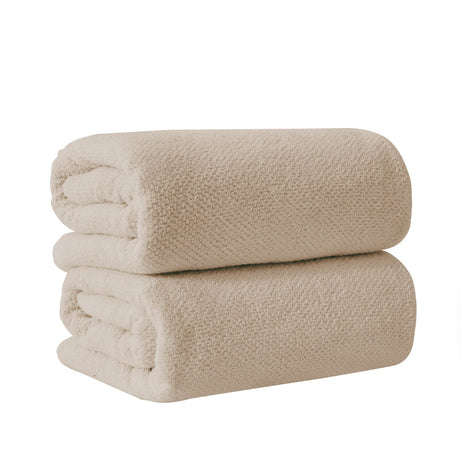 Cotton Textured Bath Towel Set - Acacia Collection-Bath Towels & Washcloths-Parc Decor