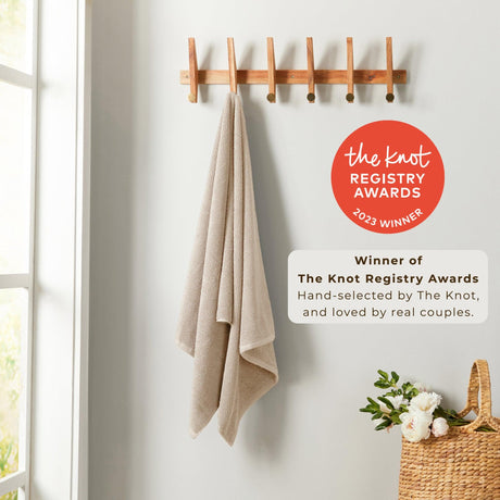 Cotton Textured Bath Towel Set – Acacia Collection-Bath Towels & Washcloths-Parc Decor