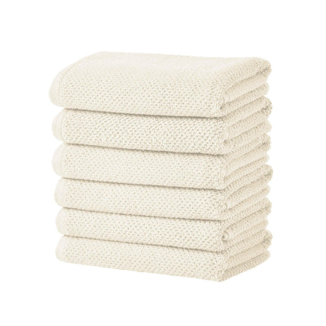 Cotton Textured Bath Towel Set - Acacia Collection-Bath Towels & Washcloths-Parc Decor