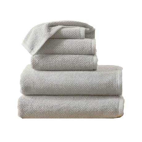 Cotton Textured Bath Towel Set - Acacia Collection-Bath Towels & Washcloths-Parc Decor