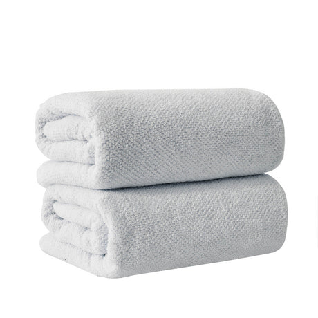 Cotton Textured Bath Towel Set - Acacia Collection-Bath Towels & Washcloths-Parc Decor