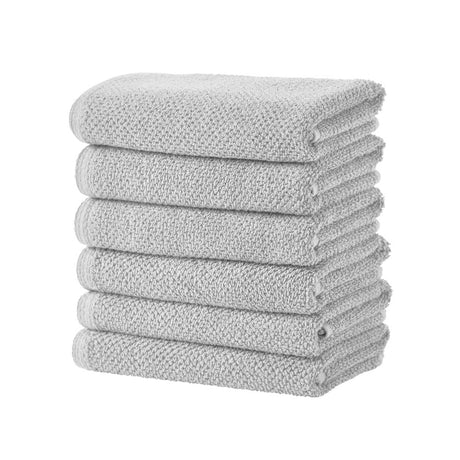 Cotton Textured Bath Towel Set - Acacia Collection-Bath Towels & Washcloths-Parc Decor