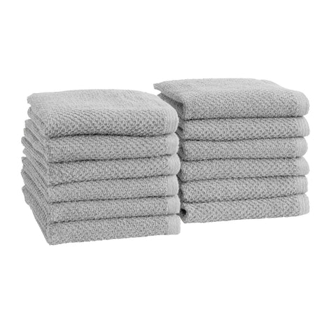 Cotton Textured Bath Towel Set - Acacia Collection-Bath Towels & Washcloths-Parc Decor