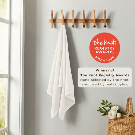 Cotton Textured Bath Towel Set – Acacia Collection-Bath Towels & Washcloths-Parc Decor