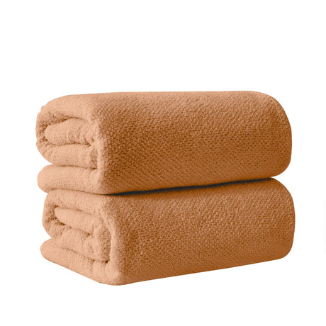 Cotton Textured Bath Towel Set - Acacia Collection-Bath Towels & Washcloths-Parc Decor