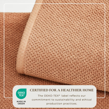 Cotton Textured Bath Towel Set – Acacia Collection-Bath Towels & Washcloths-Parc Decor