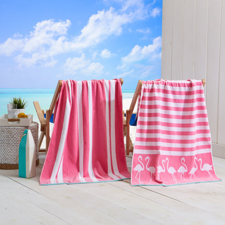 Cotton Velour Beach Towel - Maui Collection-Beach Towels-Parc Decor
