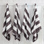 Cotton Velour Cabana Stripe Beach Towel - Novia Collection