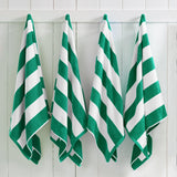 Cotton Velour Cabana Stripe Beach Towel - Novia Collection.