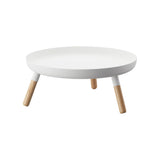 Countertop Pedestal Tray (5" H) - Steel + Wood