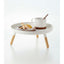 Countertop Pedestal Tray (5" H) - Steel + Wood